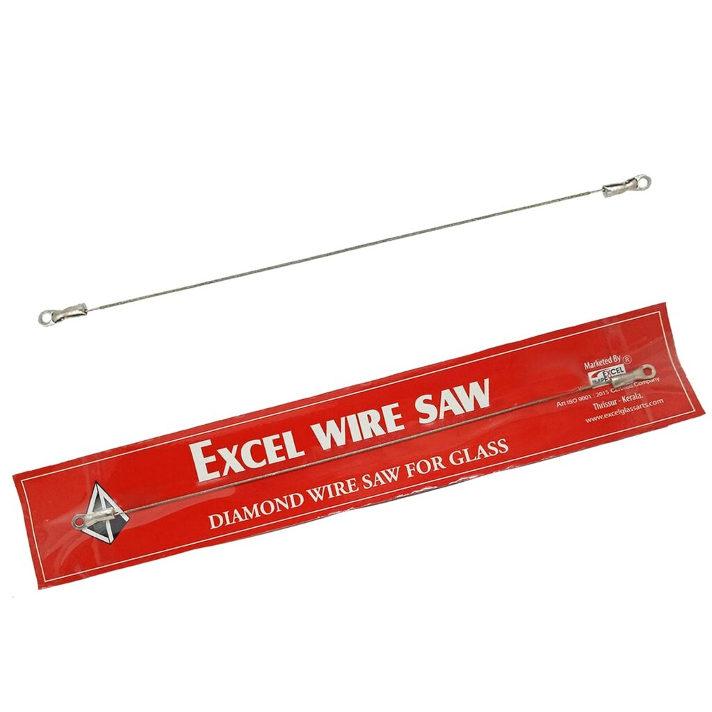 Wire Saw can be used to cut glass that can not be done by a Glass Cutter or Cut Off Wheel