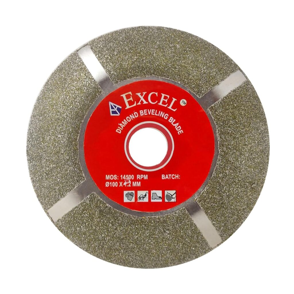 moulding and grinding sheet glass and glass blocks.Bevelling Blade