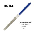 Excel Impex brings you a flat profile diamond file for Workshop, Garage, Home, and Craftsmen for general work on iron, steel, etc Versatile usage on any hard and brittle material. Widely used on alloy steel, tungsten carbide, glass, tool steel, semi precious stones, hard stones, die mould, saw blades, cutting tools, carbide insert and anywhere hard grinding and sharpening is required. Ideal for garages, factories, engineering, workshop and DIY use.