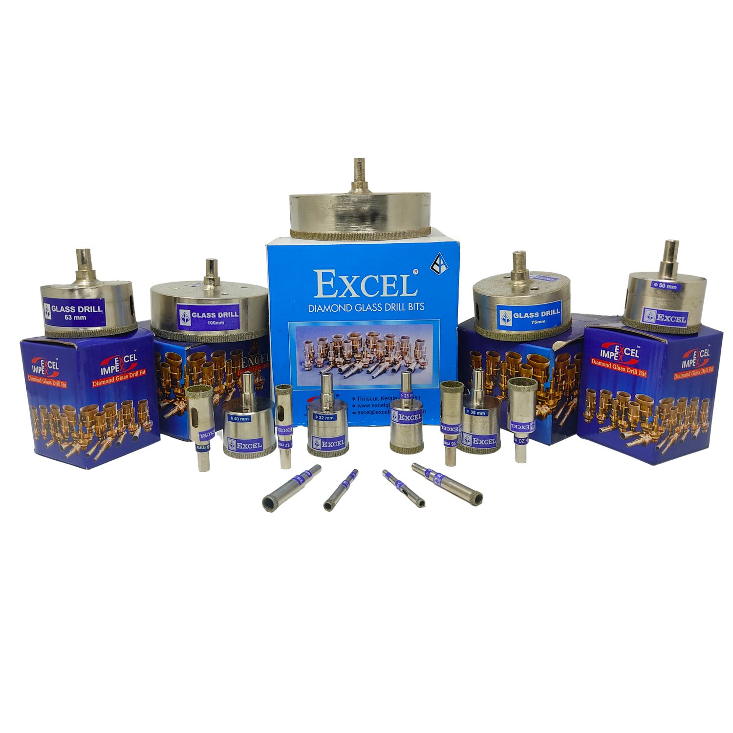 Excel Diamond Glass Drill Bit Excel Diamond Glass Drill Bit