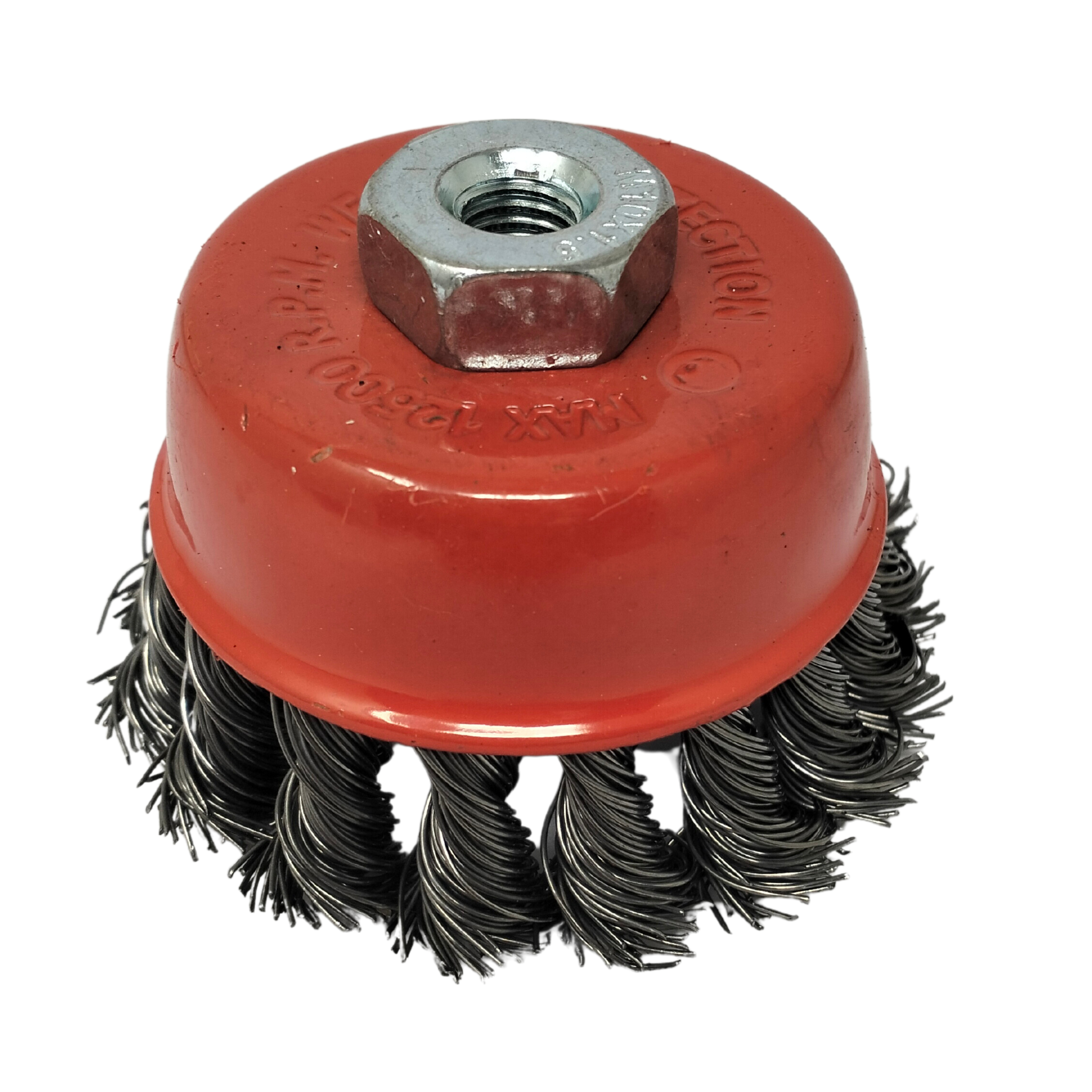 Twisted Cup Brush Twisted Cup Brush for removing rust, paint as well as polishing.