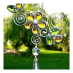 Flat Bottom Petal Shaped Glass Crystals, Glass Pebbles Glass Gems -100 Pcs - Image 2