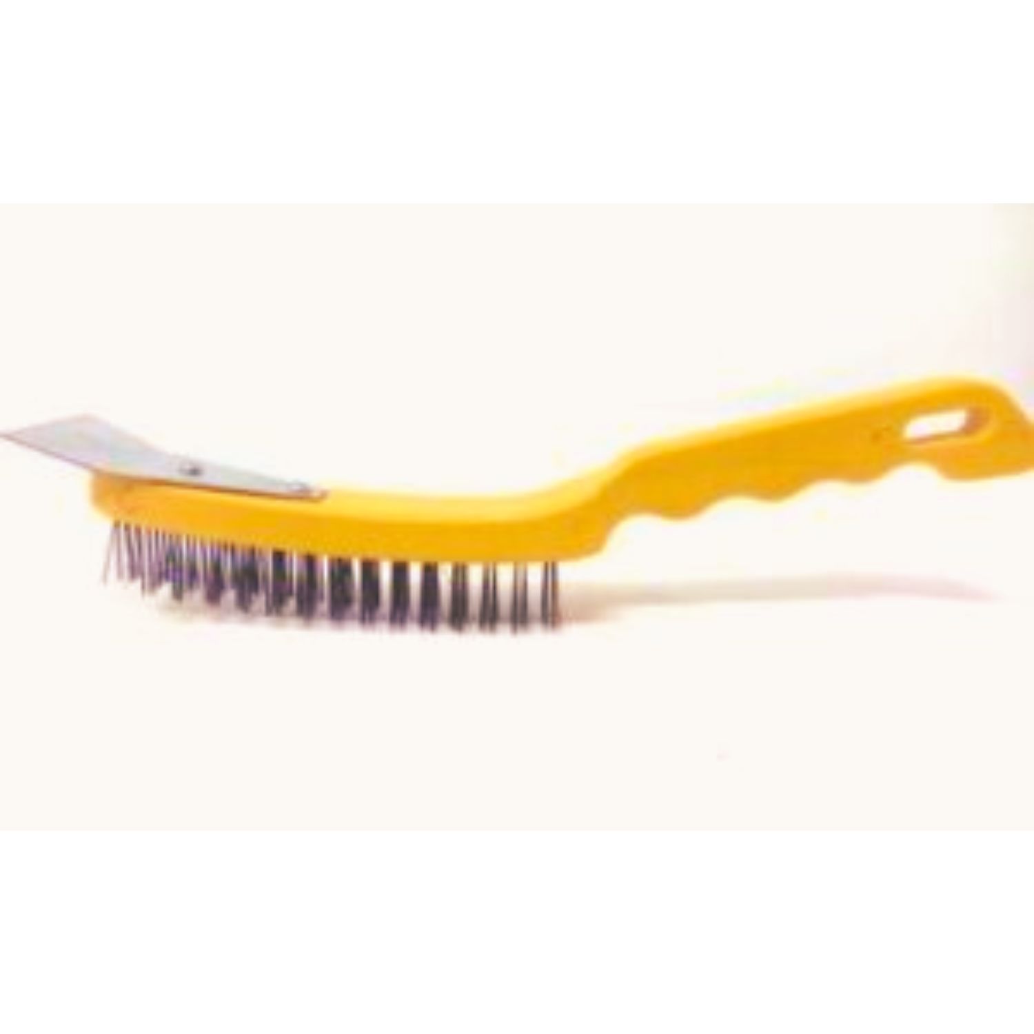 Scratch Brush Strong bristles quickly remove flaking paint, rust, and scale