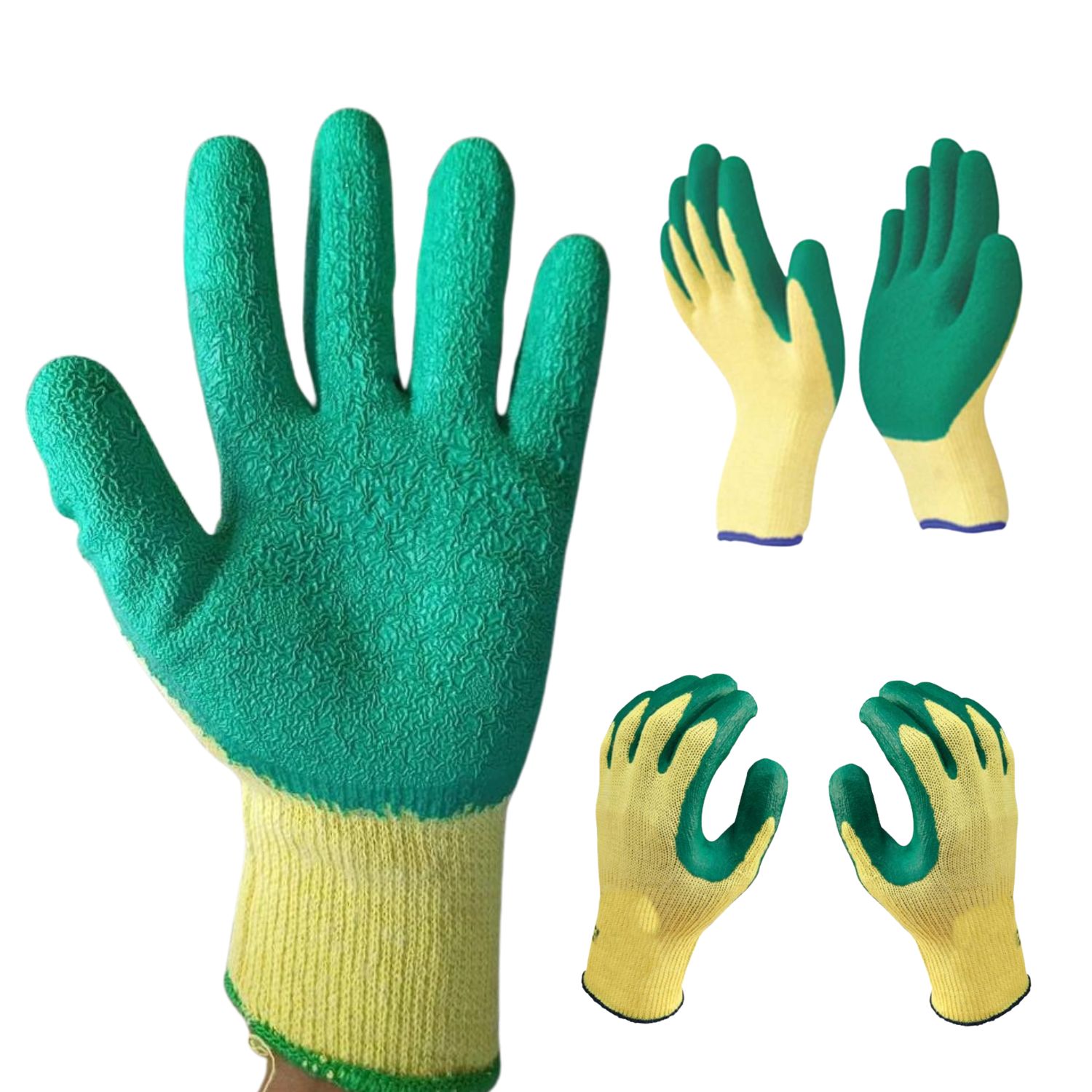 Working Gloves with nitrile coating on one side- Standard (2) Working Gloves with nitrile coating on one side- Standard - Image 1