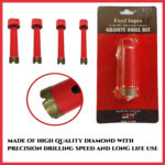 Heavy-Duty Steel Body Core Drills bonded with diamond and metal matrix by sintering.