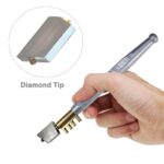 How to hold diamond glass cutter
