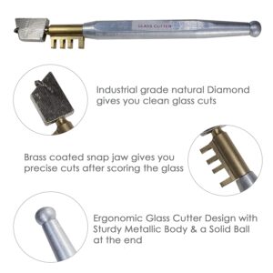 Diamond Tipped Glass Cutter features