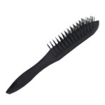 Black steel bristles brush with scraper is used for the removal of paint, rust etc