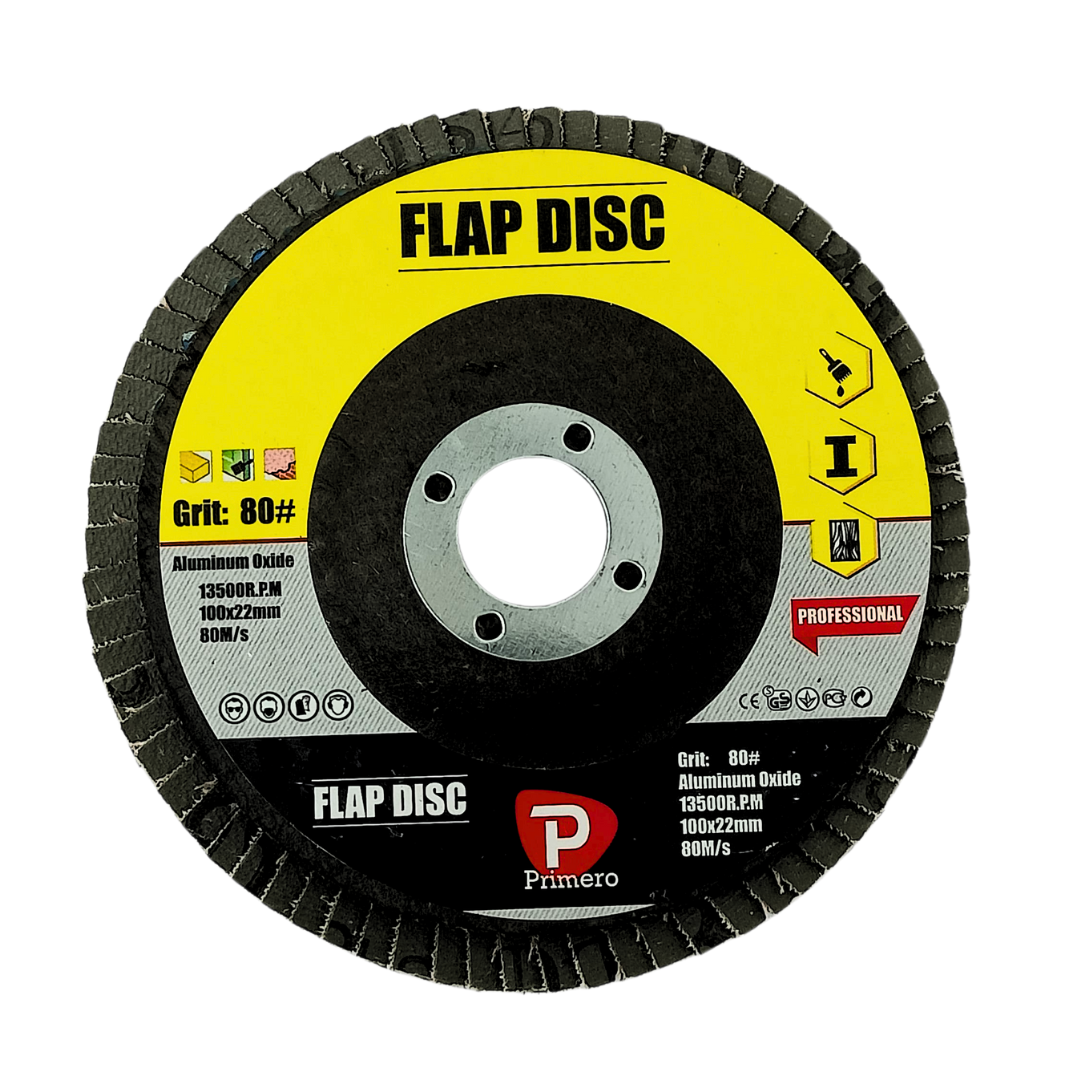 flap disc for metal (1) Flap Disc for metal Standard - 16mm bore - Image 1