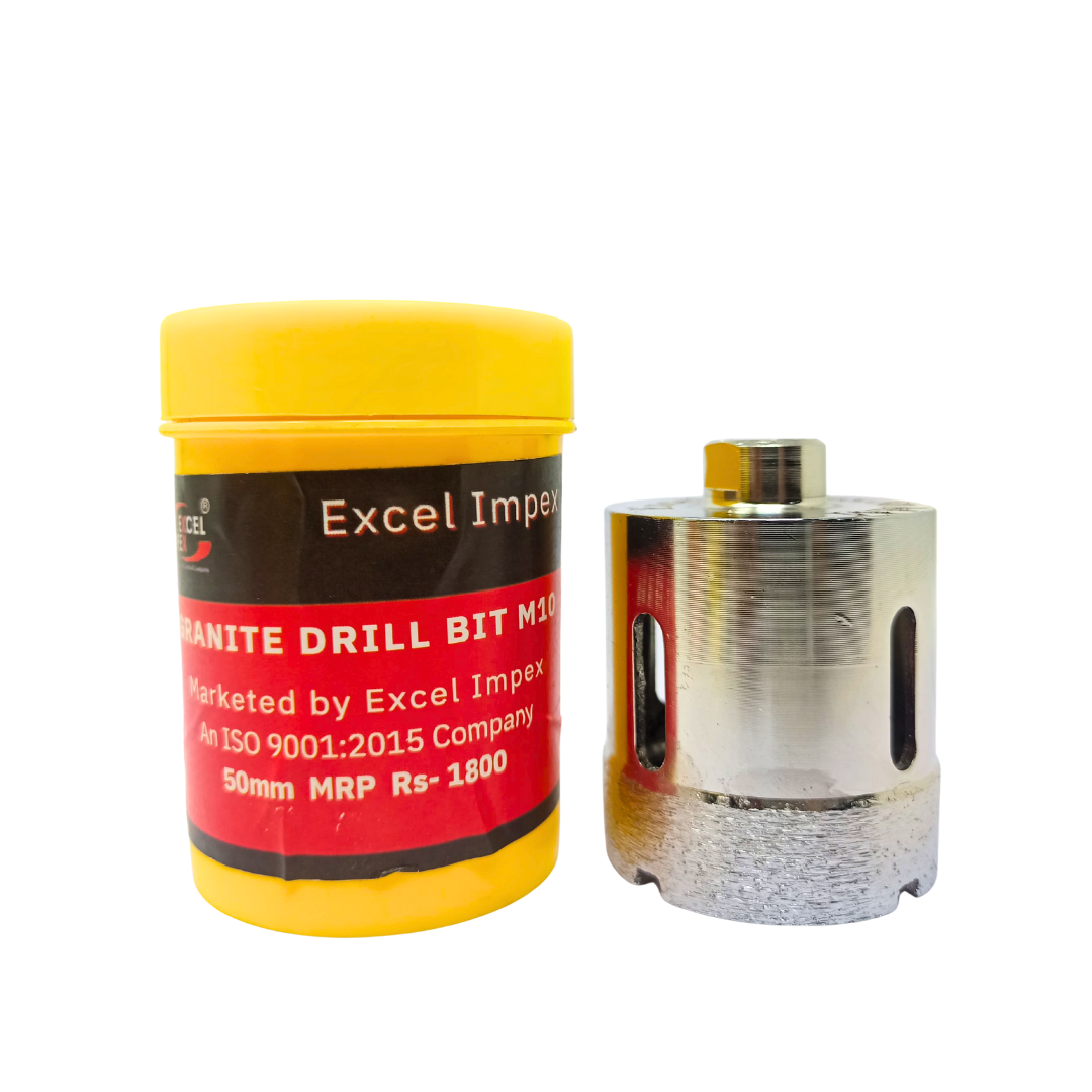 Sliver M10 Bit 50mm Granite Bit M10 Silver - Image 1